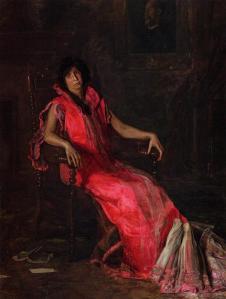 An Actress: Portrait of Suzanne Santje by Thomas Eakins (1903)